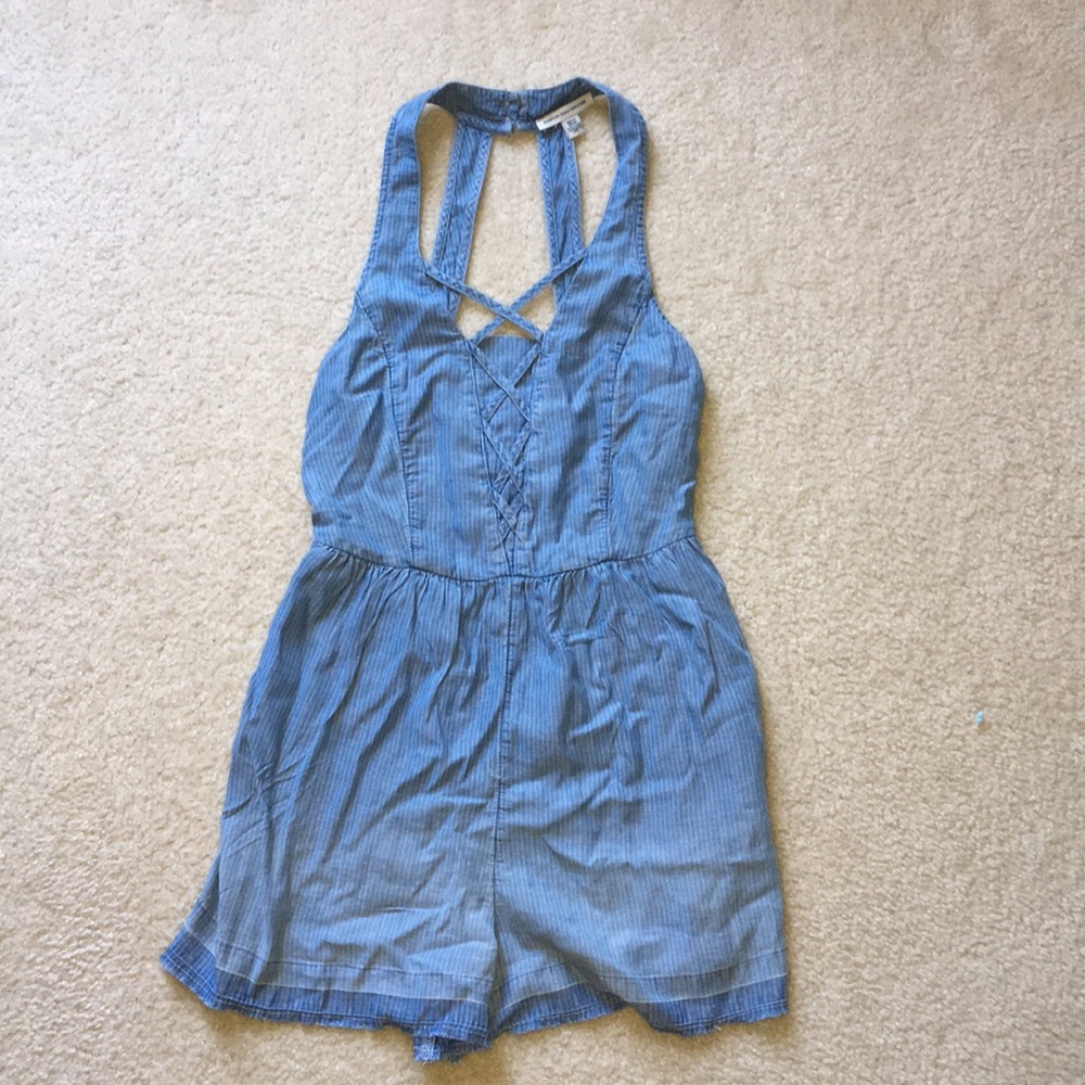 Denim colored romper